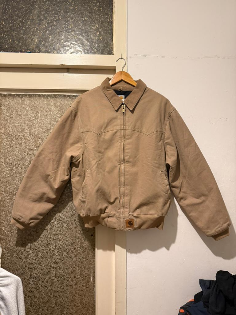 Carhartt Santa Fe Jacket XL 2003 - Vintage Werkkleding, Ophalen of Verzenden, Gedragen, Maat 56/58 (XL), Beige