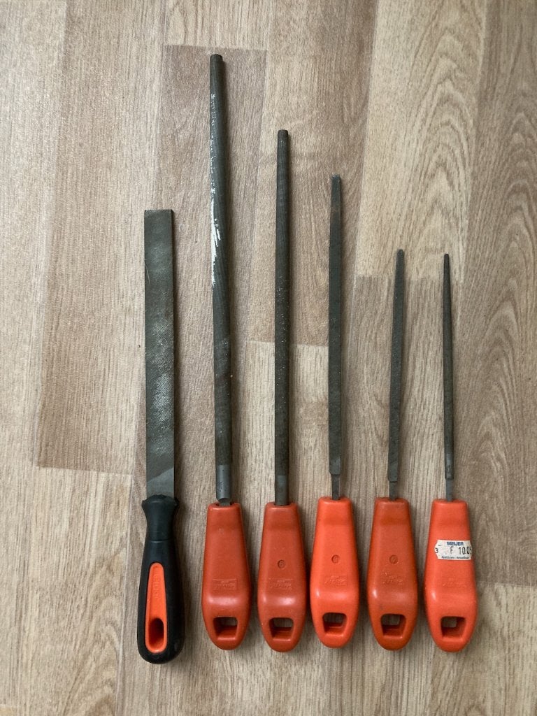 ijzer vijlen, Ophalen of Verzenden, Zo goed als nieuw, Vijl/Rasp, Overige merken