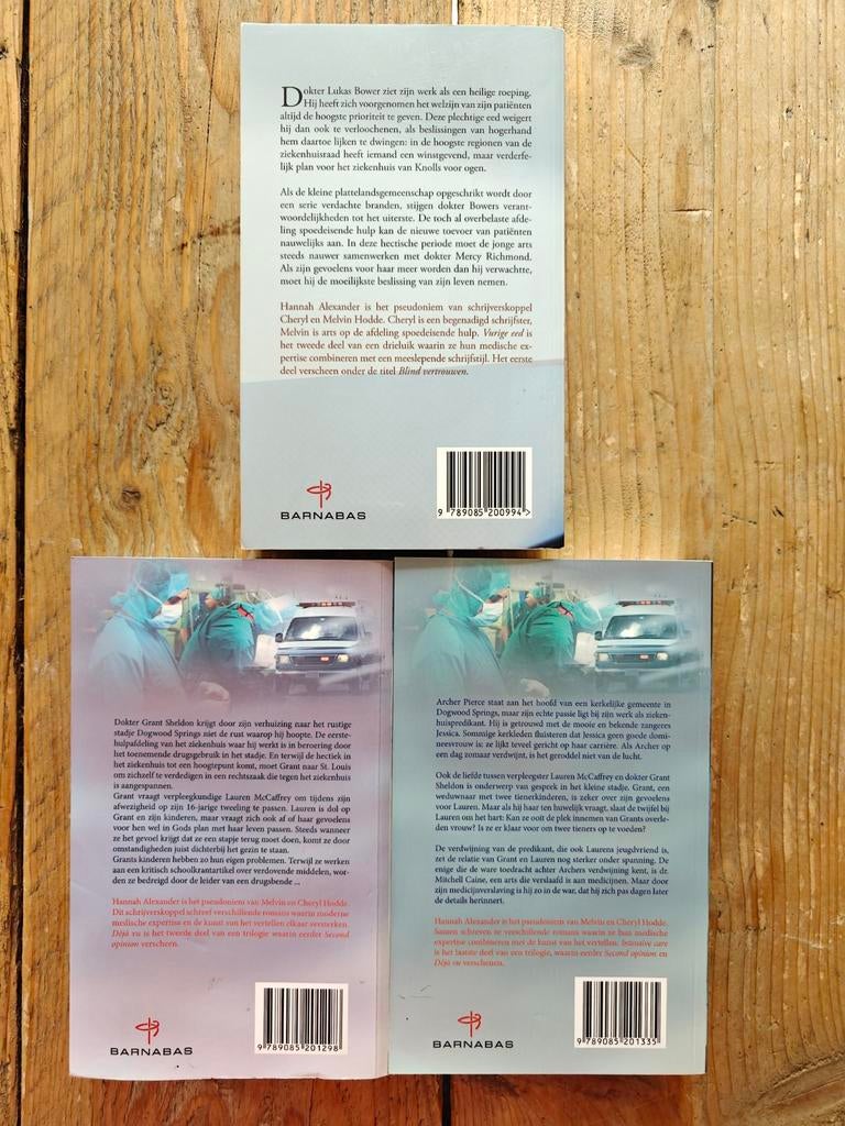 3 Medische romans van Hannah Alexander., Boeken, Ophalen of Verzenden, Zo goed als nieuw
