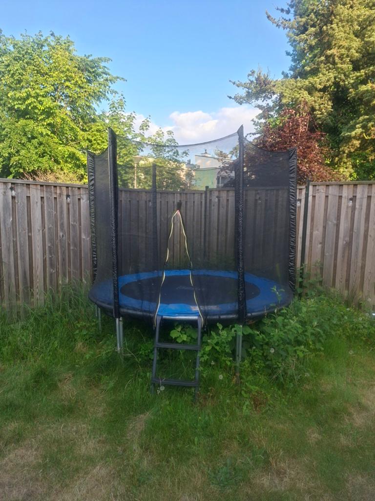 Grote trampoline 2.40m doorsnee, Ophalen of Verzenden