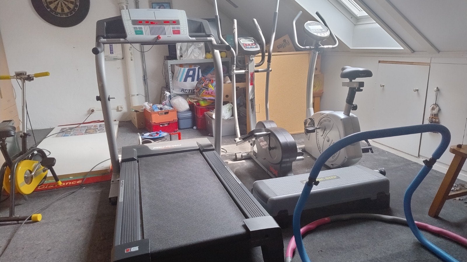 Compleet Fitness Set: Loopband, Crosstrainer, Hometrainer &, Ophalen, Gebruikt