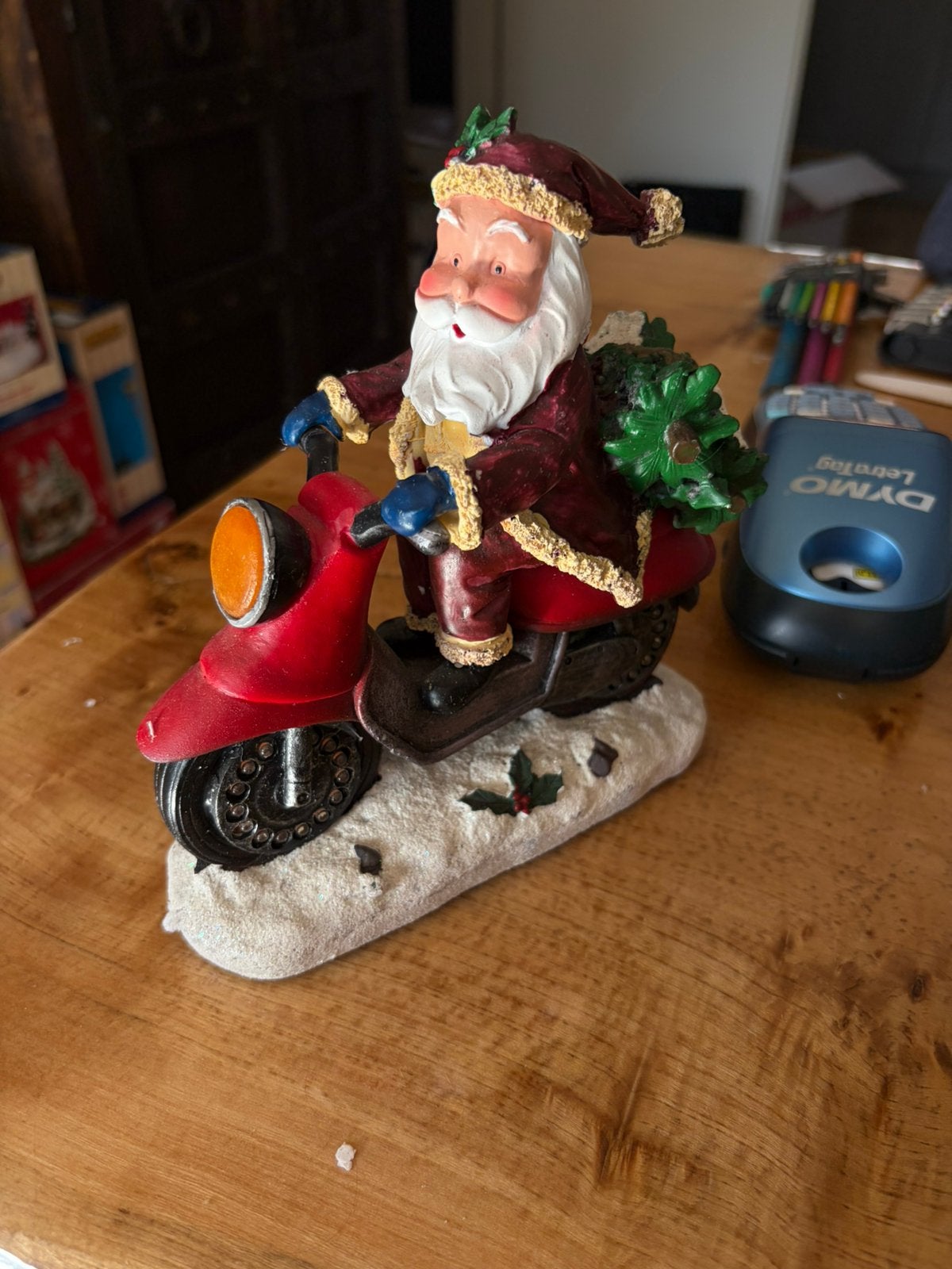 Kerstman op motor, Verzamelen, Ophalen of Verzenden, Zo goed als nieuw, Overige typen