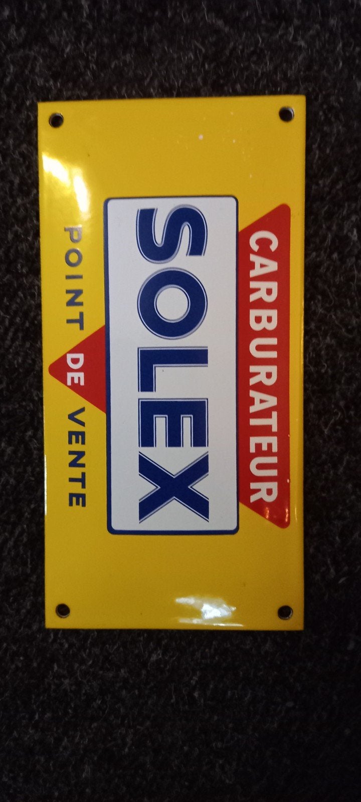 Echt emaille reclame bordje zie foto, Verzamelen, Merken en Reclamevoorwerpen, Ophalen of Verzenden, Reclamebord