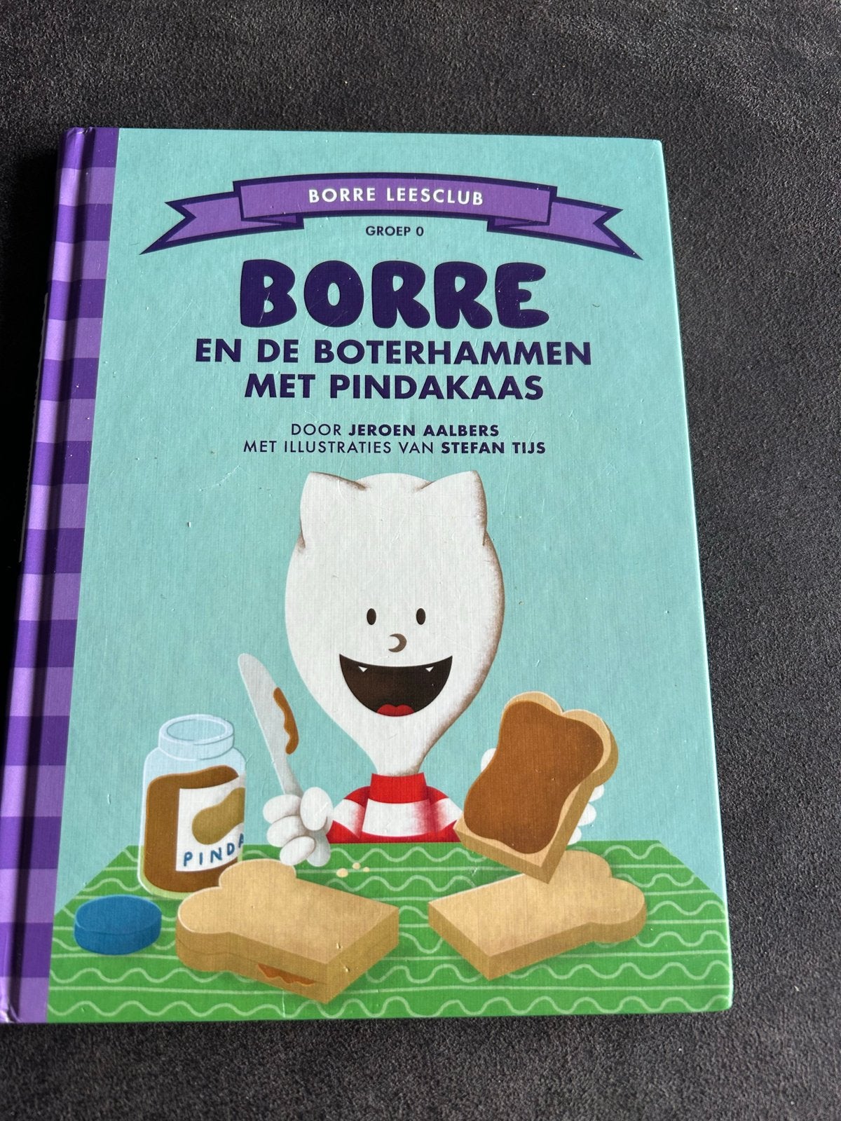 Borre en de boterhammen met pindakaas - Borre Leesclub, Boeken, Kinderboeken | Kleuters, Fictie algemeen, Jongen of Meisje, Ophalen of Verzenden