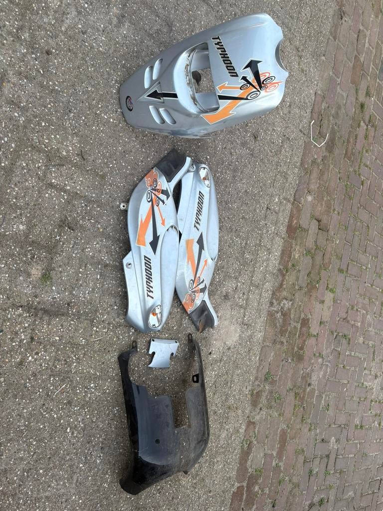 Piaggio Typhoon kappenset, Fietsen en Brommers, Ophalen, Gebruikt, Kap, Piaggio