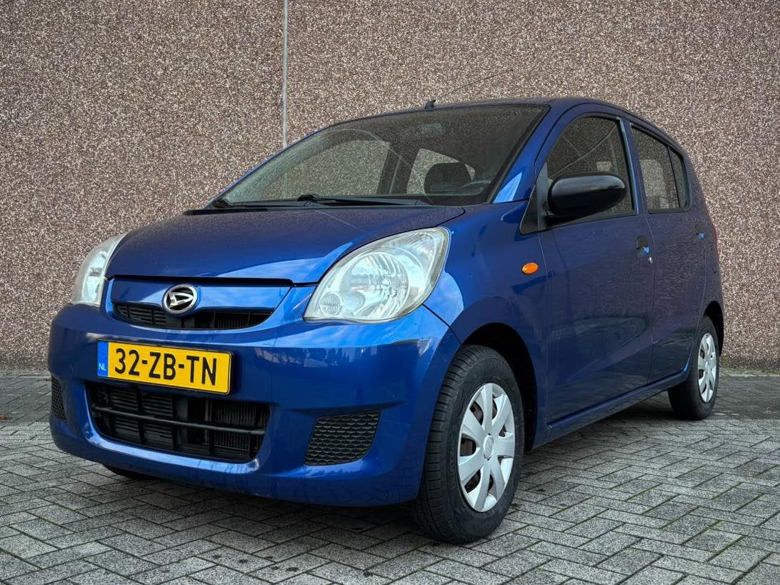 Daihatsu Cuore 1.0 5D 2008 Blauw | nieuwe APK, Voorwielaandrijving, Stof, 600 kg, Zwart