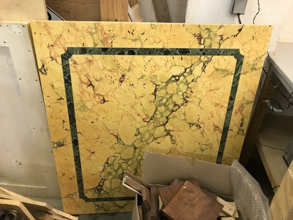 gedecoreerde tafel bladen, Gebruikt, 50 tot 100 cm, Vierkant, 50 tot 100 cm