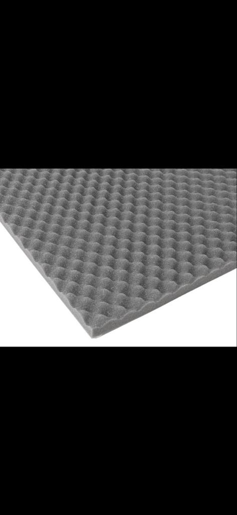 Akoestische shuimplaat,  100x200x2.5cm, Overige materialen, Zo goed als nieuw, Minder dan 5 m², Muurisolatie