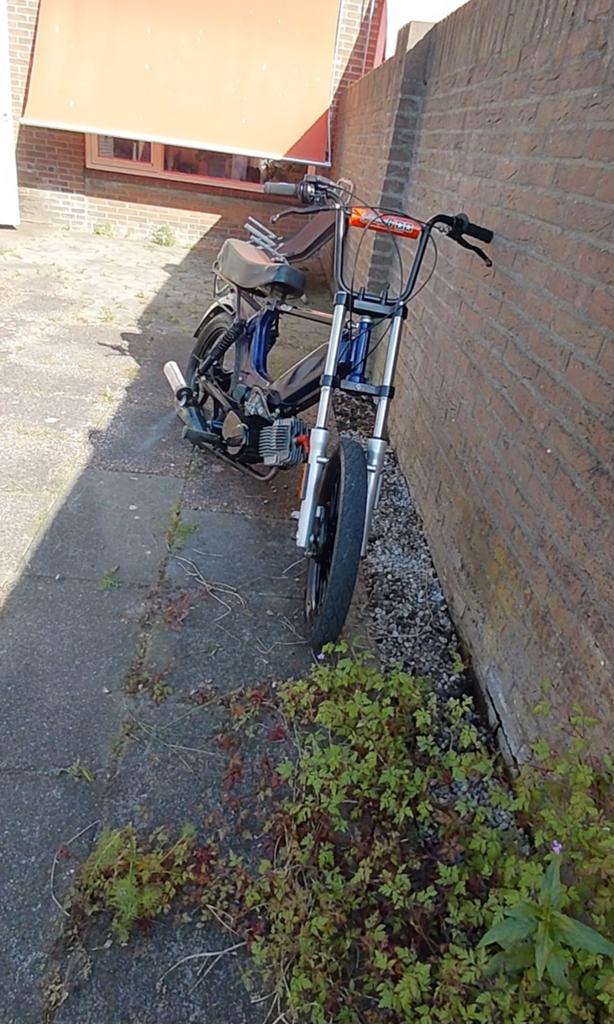 Tomos a35 met blauw kenteken, Fietsen en Brommers, Fietsaccessoires | Aanhangers en Karren, Ophalen, Hondenkar