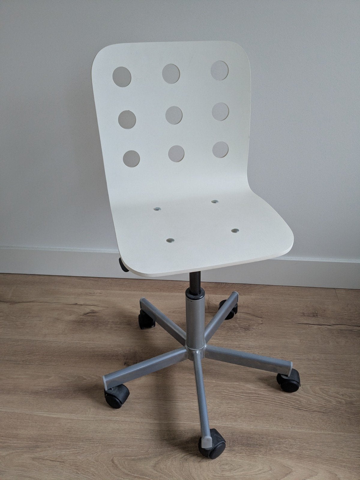 witte bureaustoel Ikea Jules, Ophalen, Gebruikt, Wit