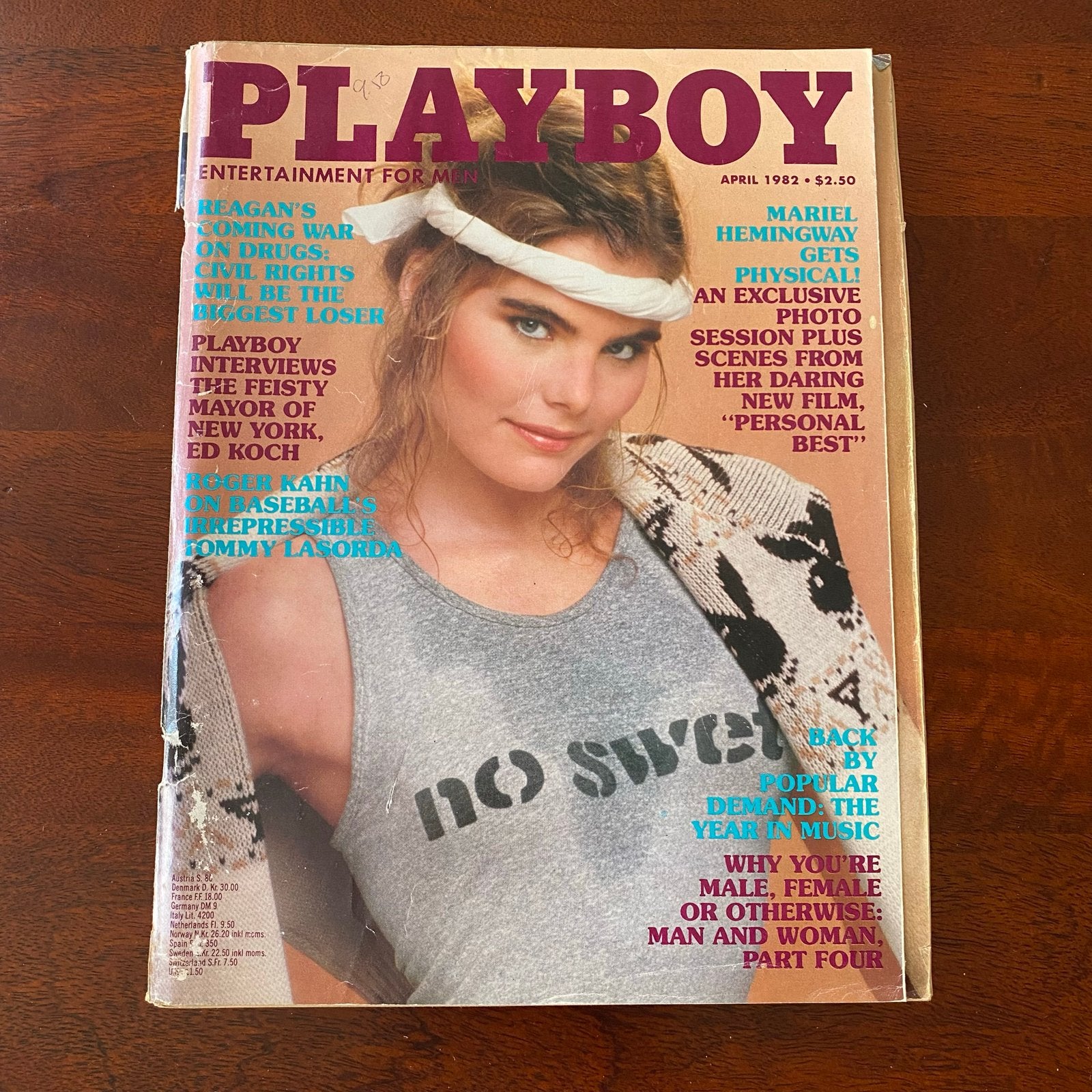 Playboy Magazine April 1982 - Vintage Editie, Ophalen of Verzenden, Gelezen, Overige typen