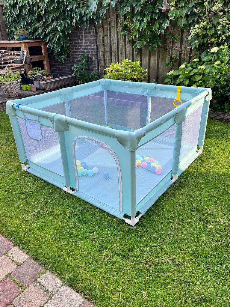 Grondbox 120x120cm - NIEUW - Playpen, Ophalen of Verzenden, Nieuw, Vierkant