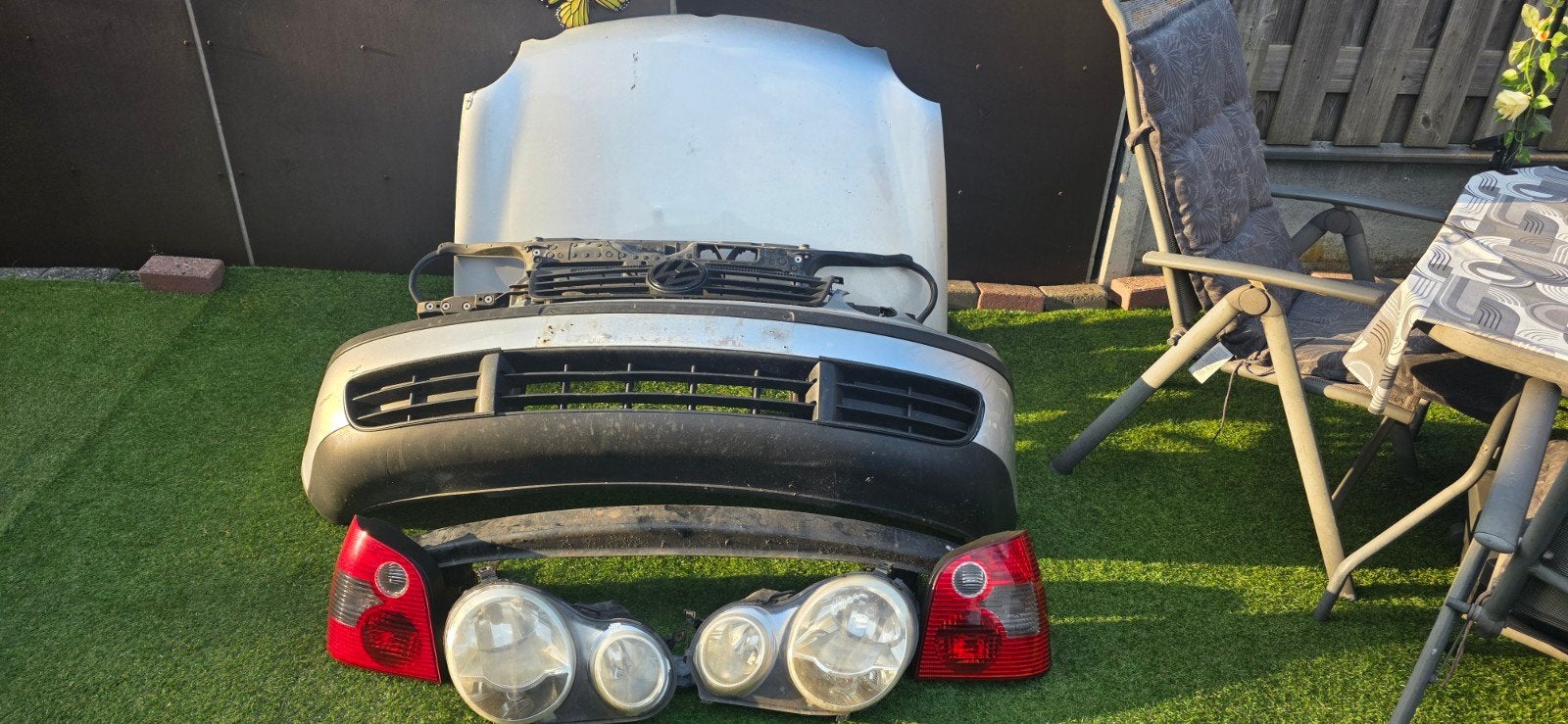 Volkswagen Polo 9n onderdelen: motorkap, bumper, lampen, Ophalen, Gebruikt, Volkswagen