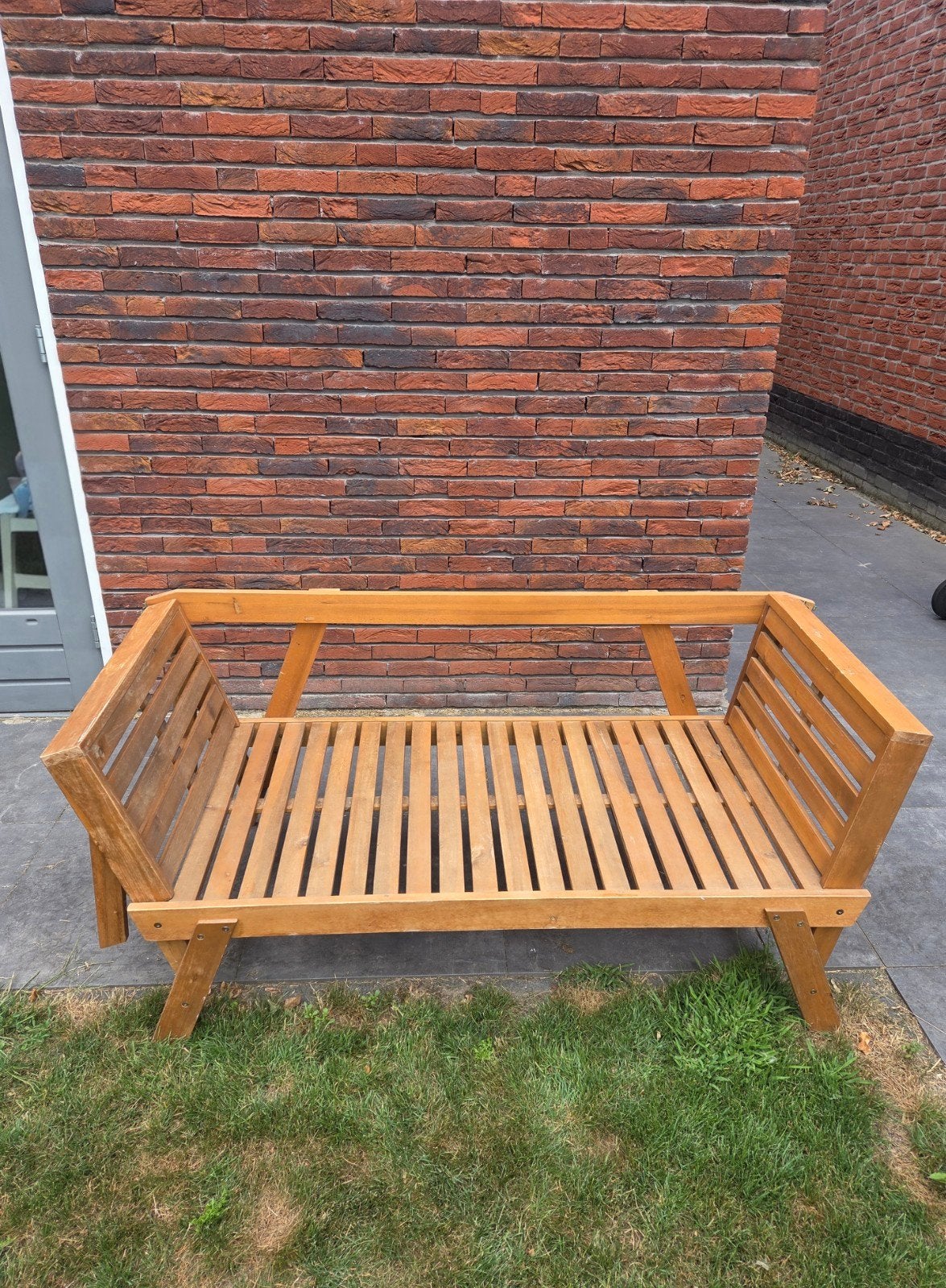 Intratuin houten tuinbank, Ophalen