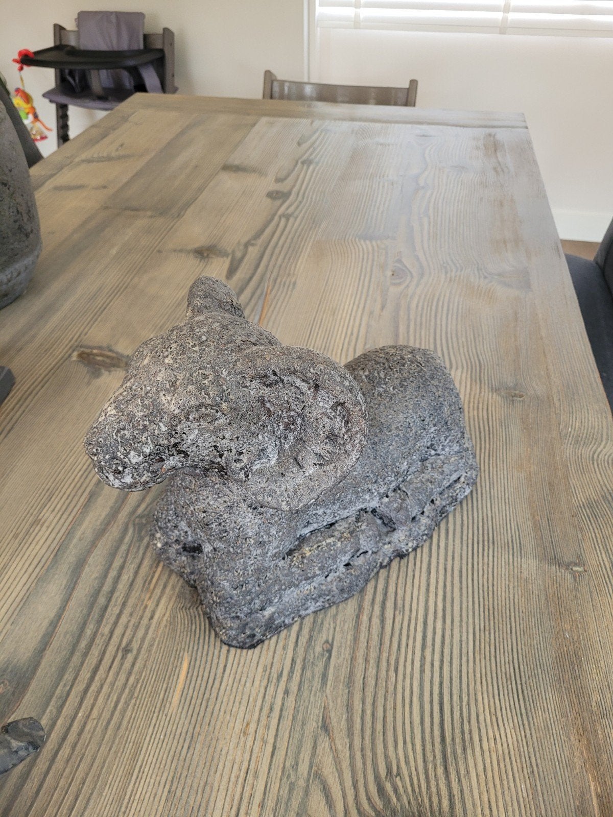 Decoratief stenen schaap - Tuinbeeld, Huis en Inrichting, Ophalen, Gebruikt, Landelijk, Grijs
