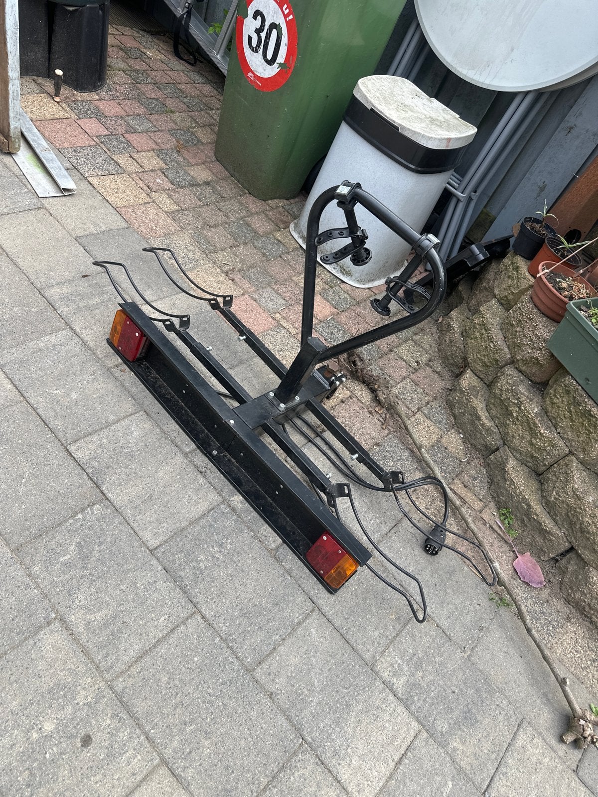 Stevige trekhaak fietsendrager voor 2 fietsen, Ophalen, 2 fietsen, Gebruikt, Trekhaakdrager