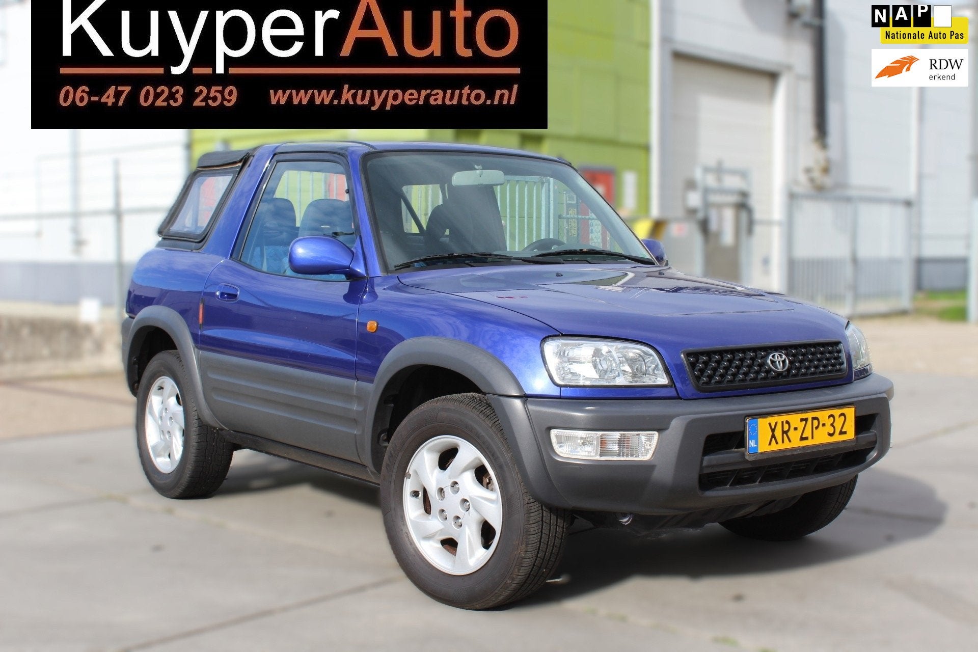 Toyota FunCruiser RAV4 2.0i Softtop NAP LAGE KM AIRCO TREKHA, Euro 2, 1998 cc, Gebruikt, 4 cilinders