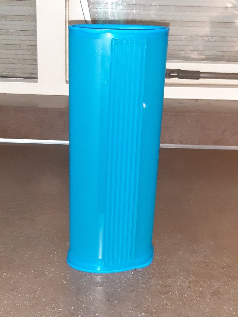 Tupperware trendy spagetti bus uitmuntend blauw, Ophalen of Verzenden, Blauw, Overige typen