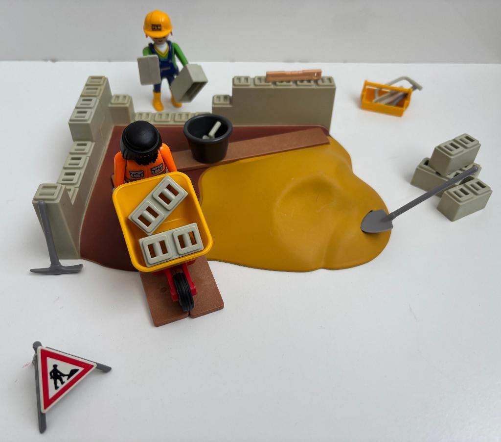 Playmobil Bouwset - 4138 planken balanceren met de kruiwagen, Ophalen of Verzenden, Gebruikt, Complete set
