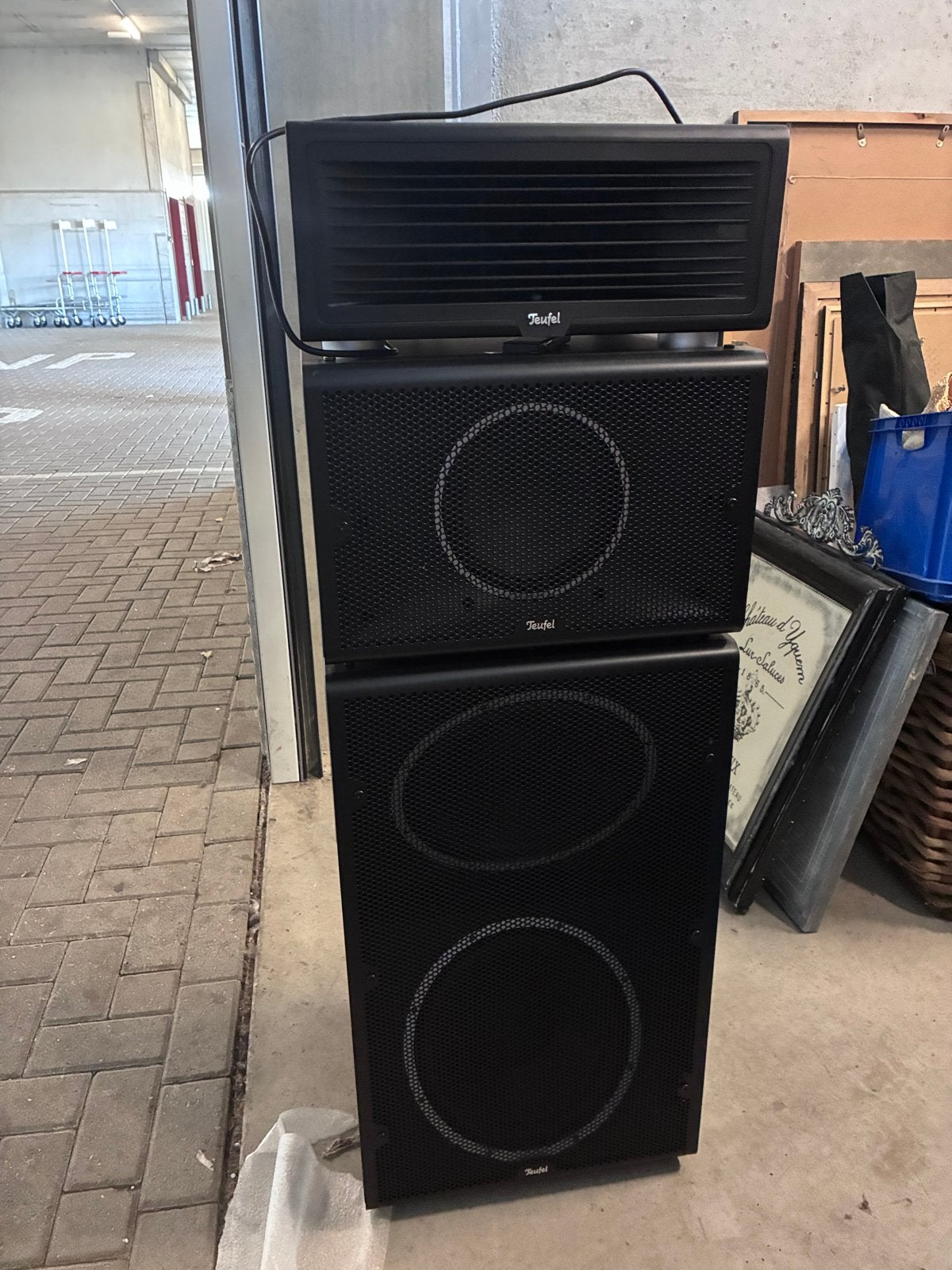Teufel Power HiFi Sound Systeem - Krachtige Party Speaker, Gebruikt, Party speaker, AUX-ingang, Ophalen