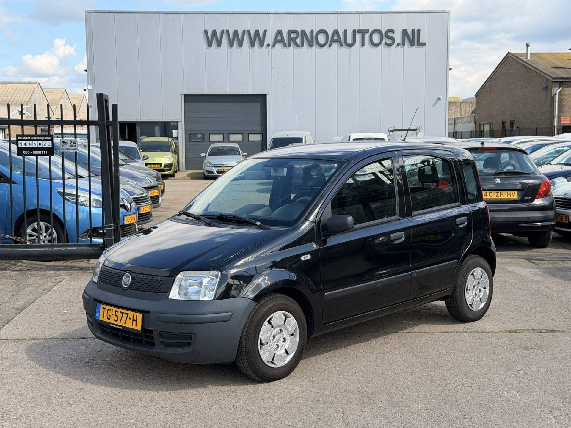 Fiat Panda 1.1 Actual 5-DEURS, STUURBEKRACHTIGING, RADIO-CD-, Auto's, Voorwielaandrijving, 4 stoelen, Zwart, Bedrijf