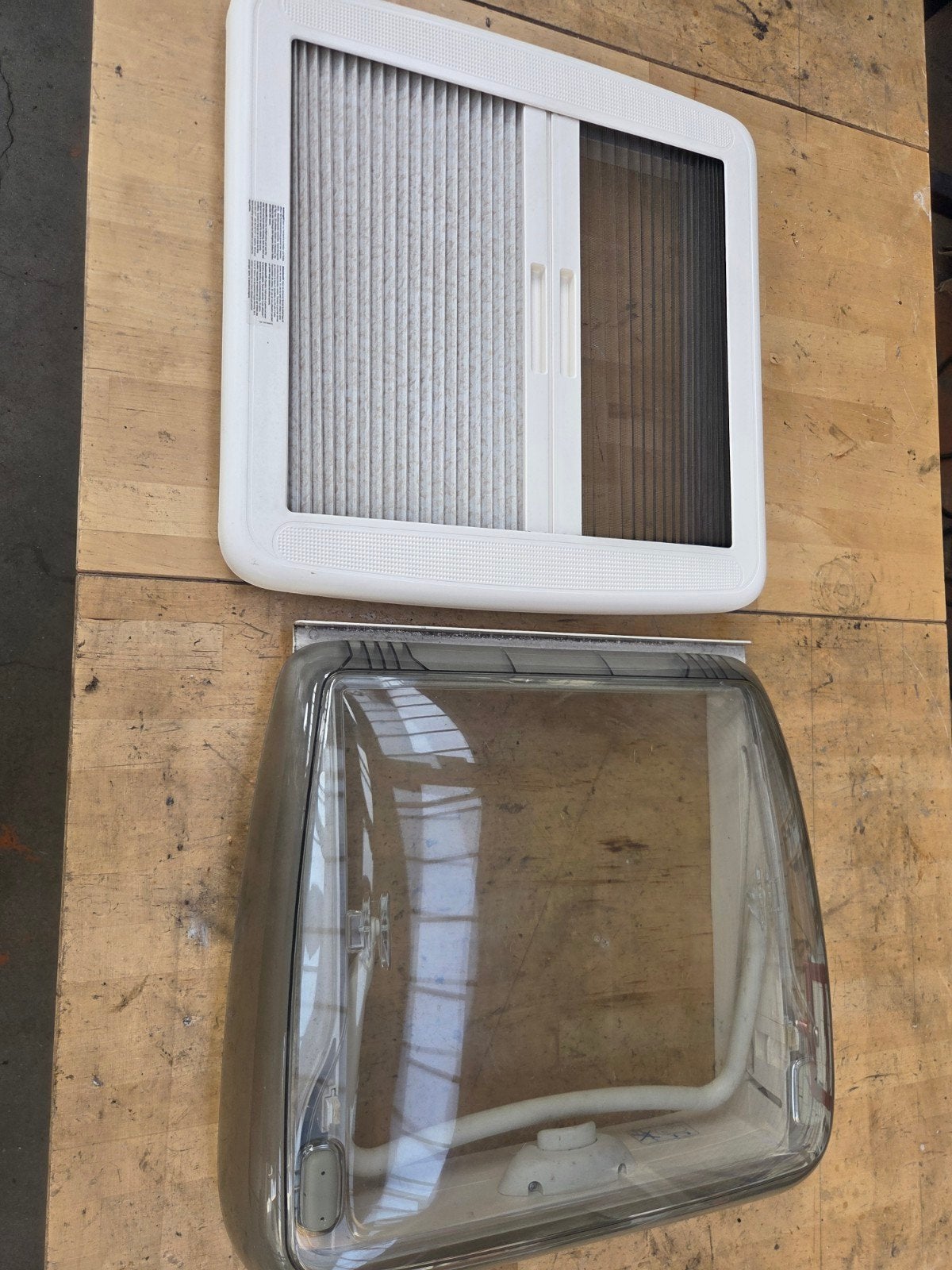 mini heki style dakraam 40 x 40 caravan / camper, Ophalen of Verzenden, Gebruikt
