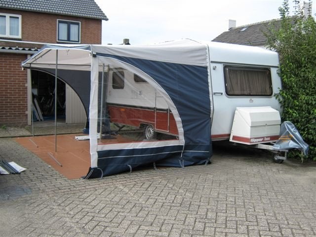 Hypercamp caravanluifel Maat 5/6  + zijwanden (ZONDER FRAME), Ophalen, Gebruikt