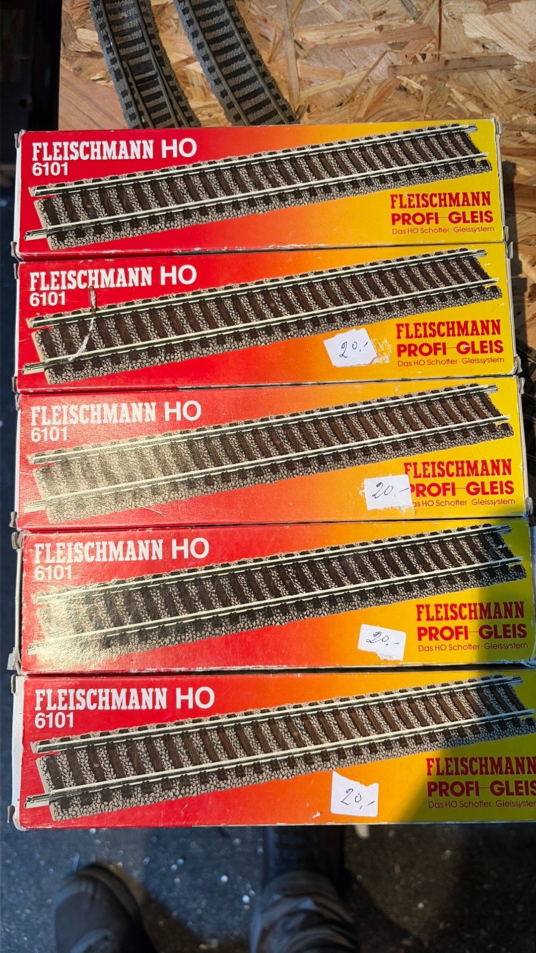 Fleischmann ho 6101 rechte rails 50 stuks, Hobby en Vrije tijd, Modeltreinen | H0, Gelijkstroom, Fleischmann, Rails, Ophalen of Verzenden