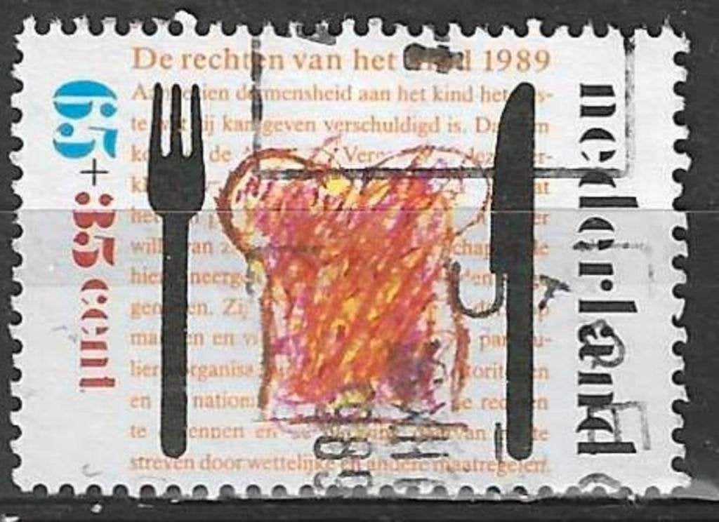 Nederland 1989 - Yvert 1342 - Kinderpostzegels (ST), Postzegels en Munten, Postzegels | Nederland, Verzenden, Gestempeld