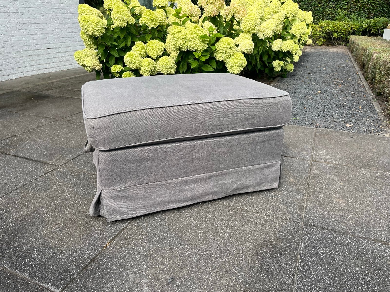 IKEA Kivik voetenbank met opbergruimte, Huis en Inrichting, Banken | Voetenbanken en Poefen, Ophalen, Gebruikt, 50 tot 75 cm, 75 tot 100 cm
