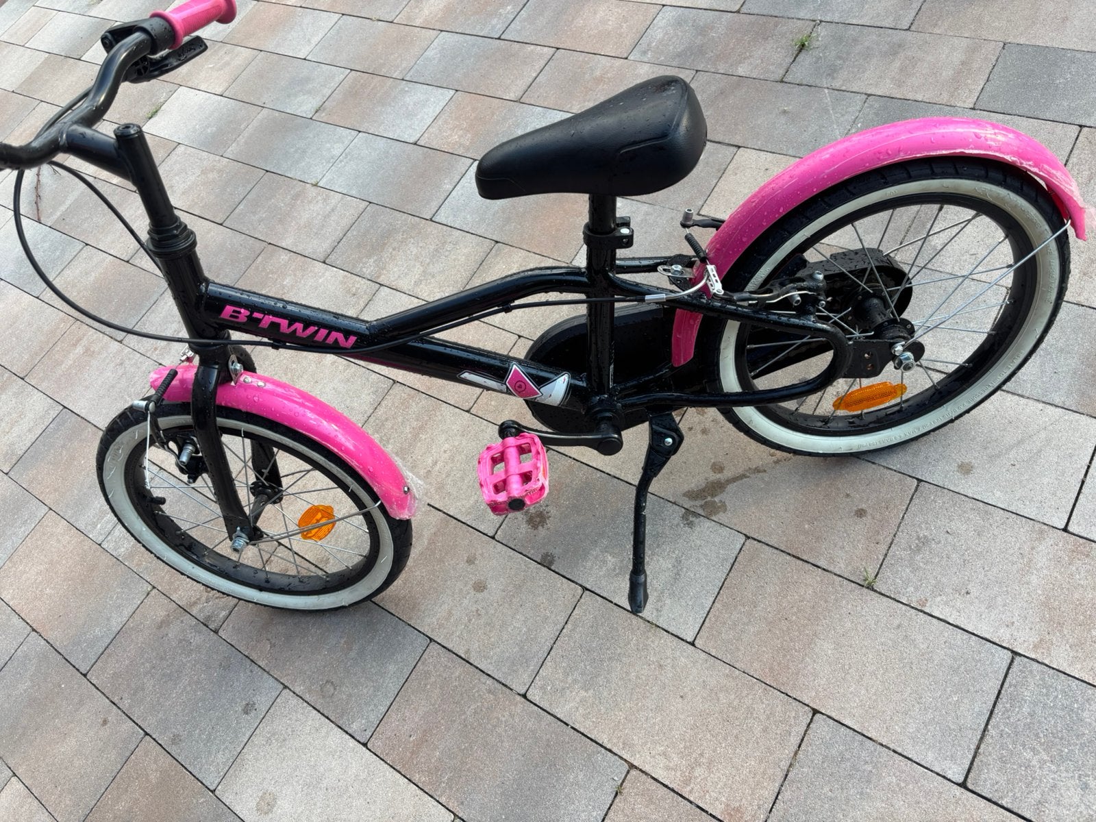 Meisjes fiets 16”, Fietsen en Brommers, Fietsen | Kinderfietsjes, Ophalen, Gebruikt, 16 tot 20 inch
