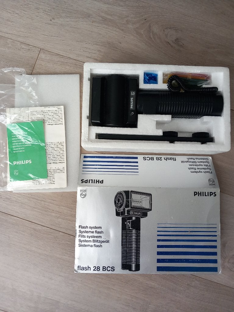 Foto Flitser (Philips), Audio, Tv en Foto, Fotografie | Flitsers, Ophalen, Zo goed als nieuw, Staafflitser, Philips