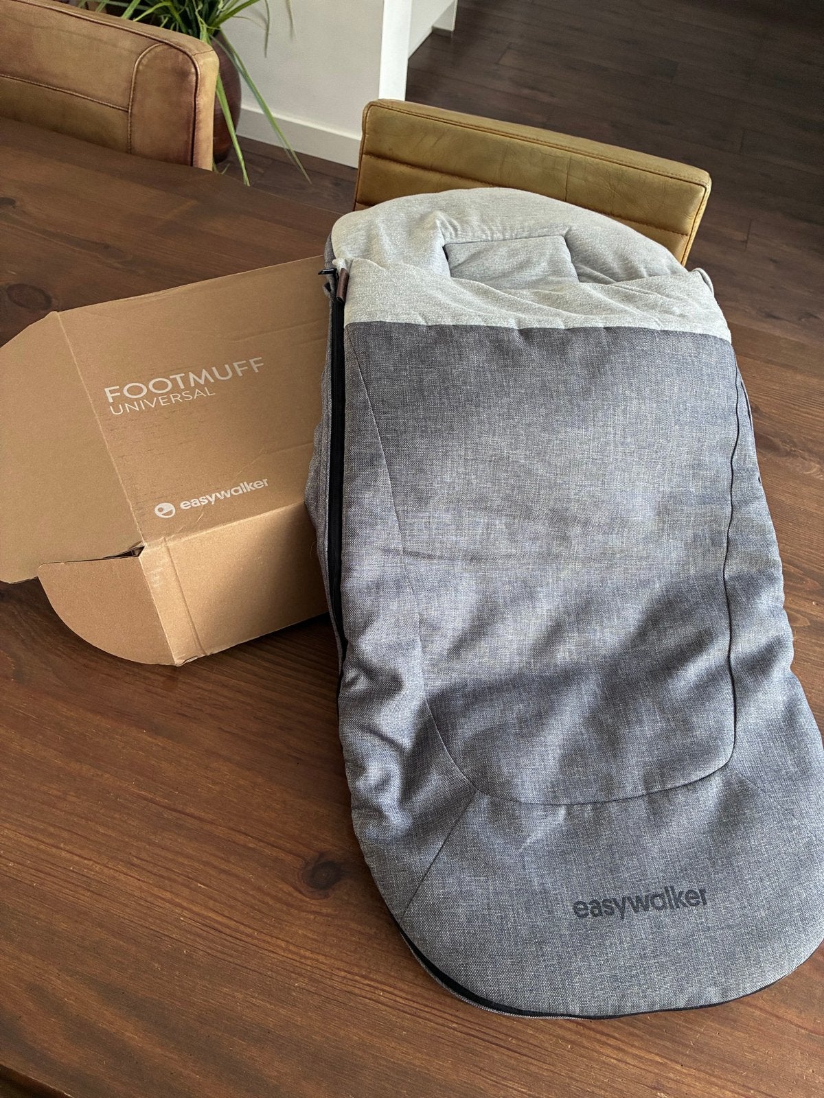 Easywalker Universele Voetenzak - Grijs, Ophalen, Zo goed als nieuw, Kinderwagen, Overige merken
