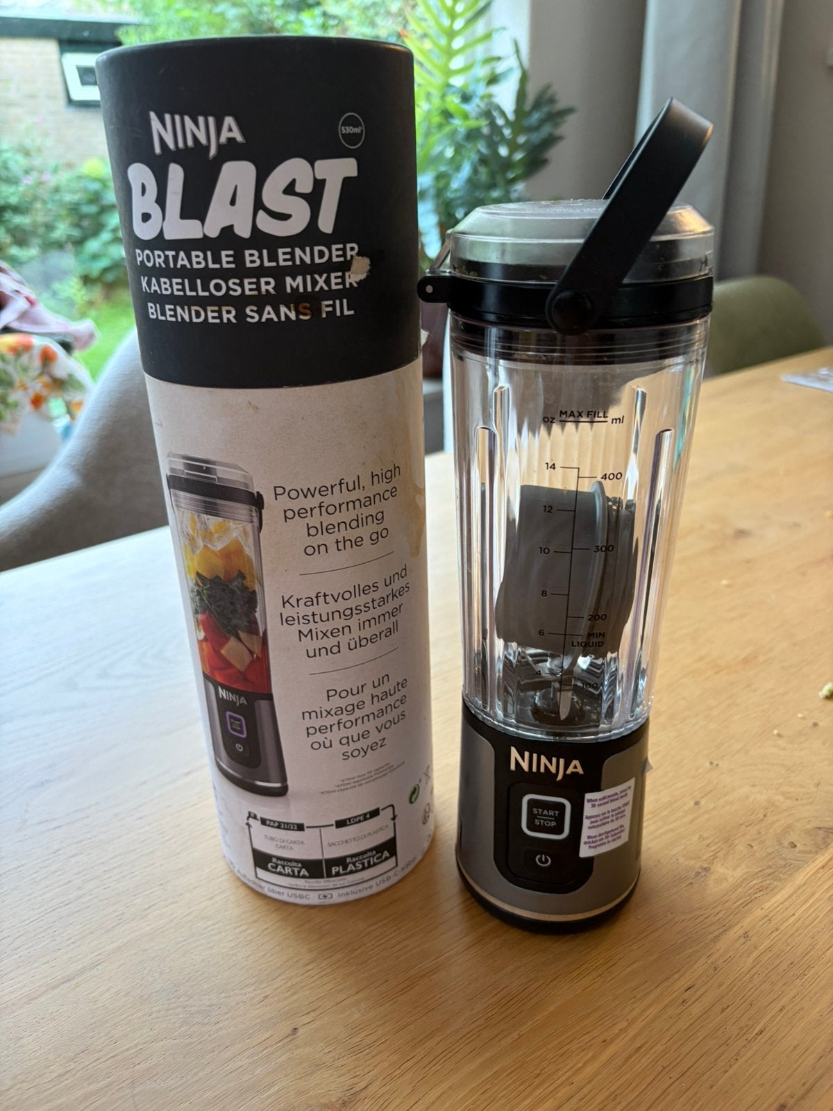 Ninja blast blender in hele goede staat, Ophalen of Verzenden, Zo goed als nieuw, Blender