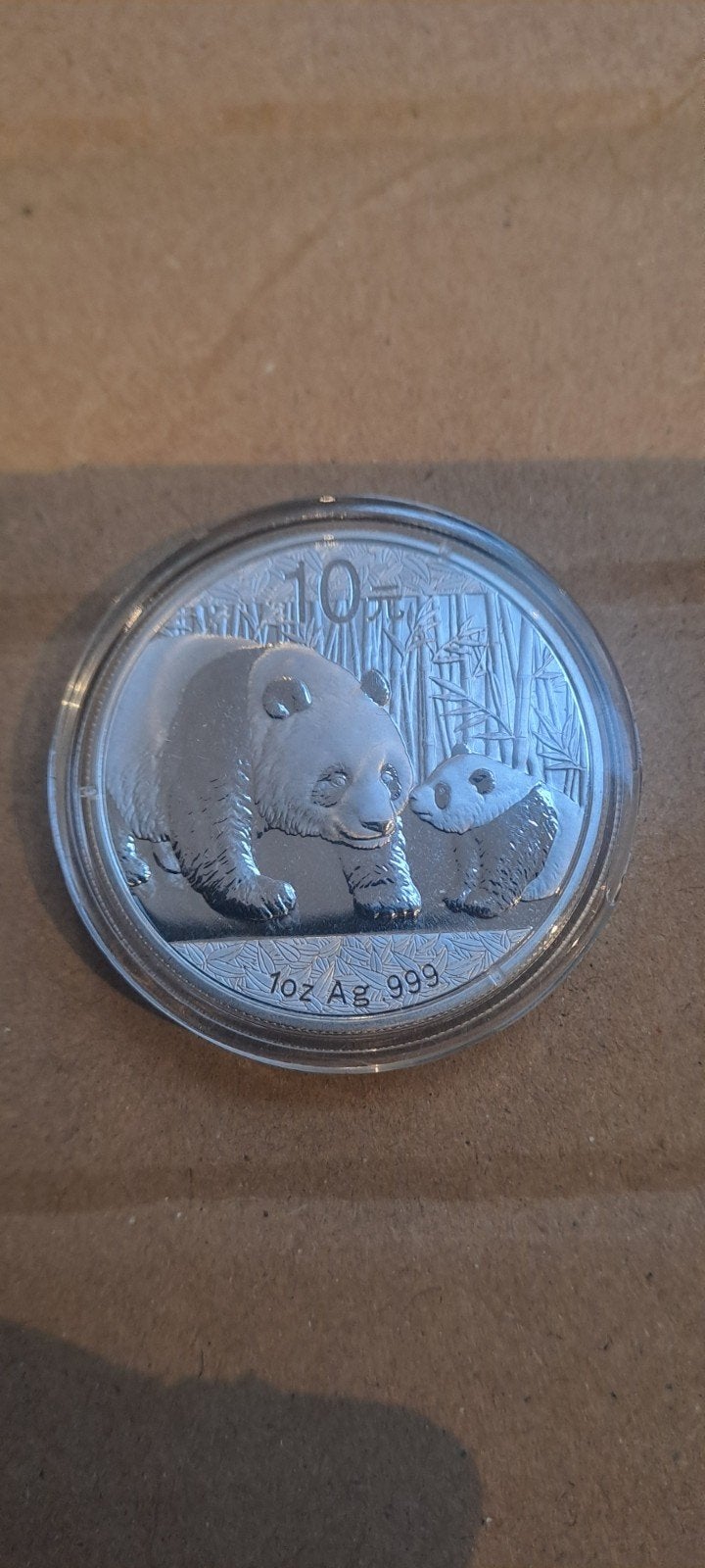Zilveren Panda munt 2011 - 1 oz, Ophalen of Verzenden, Oost-Azië, Losse munt, Zilver