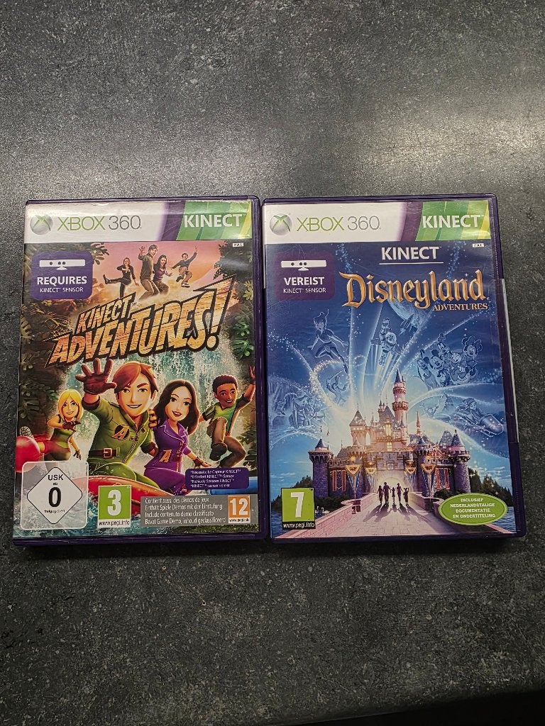 Duopack Xbox 360 Kinect Games  Actie & Magie, Avontuur en Actie, Gebruikt, 1 speler, Eén computer