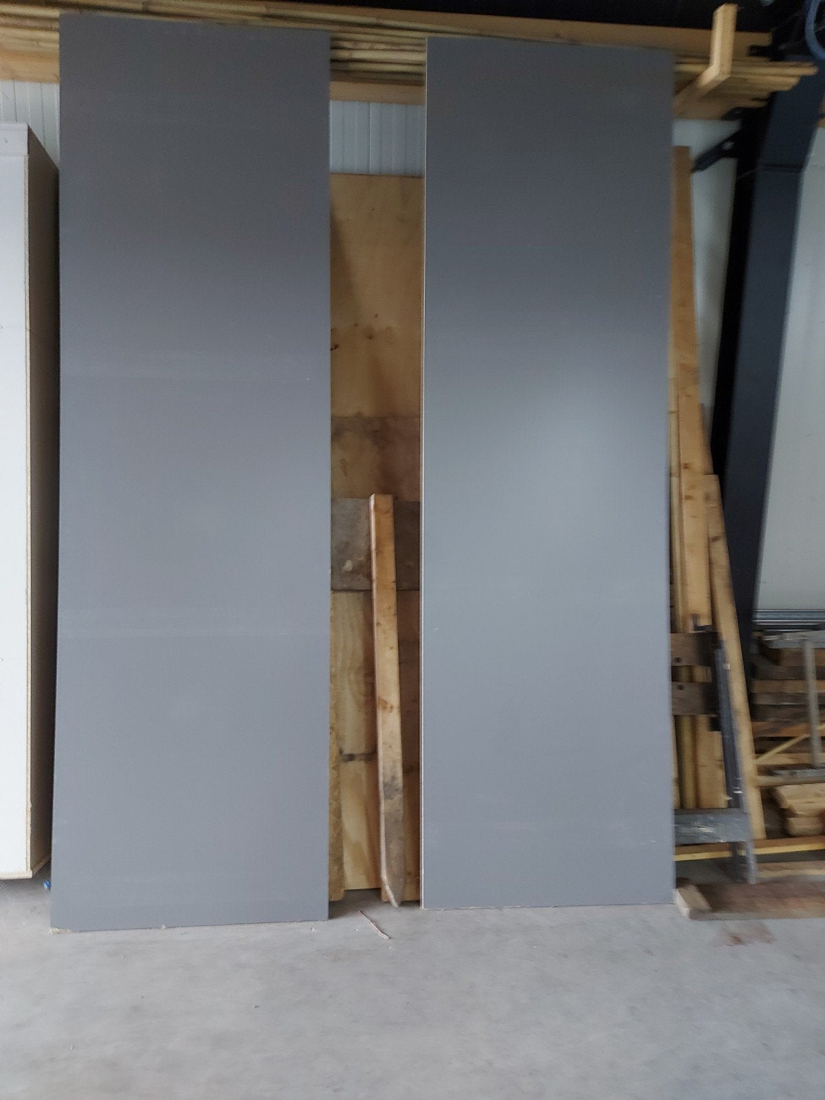 Spaanplaat grijs, Doe-het-zelf en Verbouw, Platen en Panelen, Ophalen of Verzenden