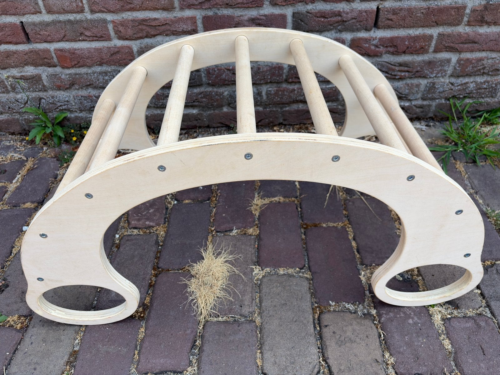 Klimboog hout montessori/picklerstijl, Ophalen, Zo goed als nieuw