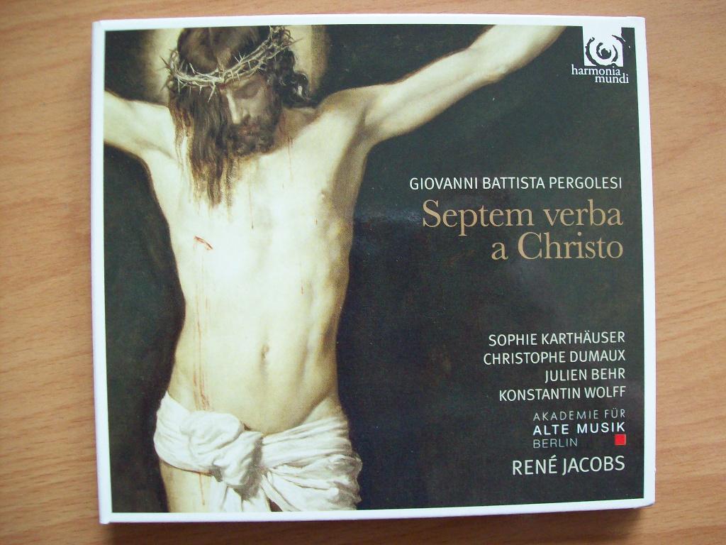 Pergolesi - Septem Verba A Christo (Akademie für Alte Musik, Ophalen of Verzenden, Classicisme, Zo goed als nieuw, Overige typen