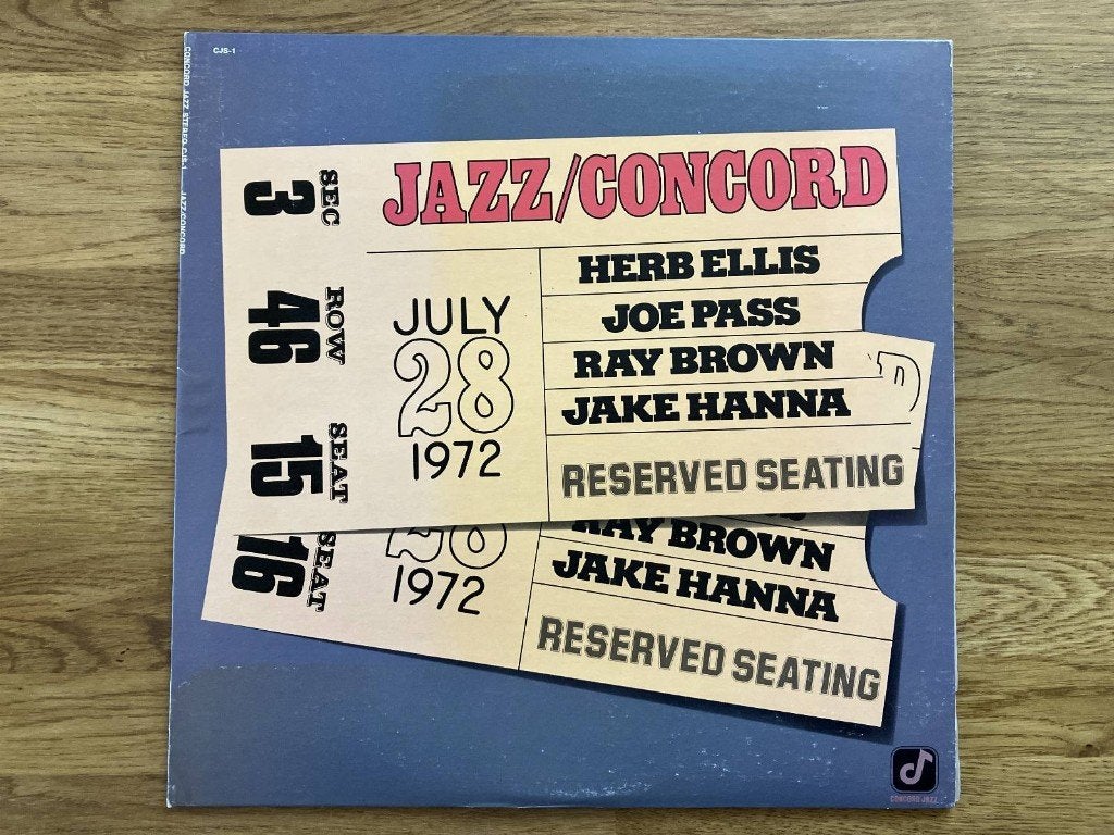 Joe Pass / Jazz/Concord, Cd's en Dvd's, Vinyl | Jazz en Blues, 1980 tot heden, Ophalen of Verzenden, Zo goed als nieuw, 12 inch