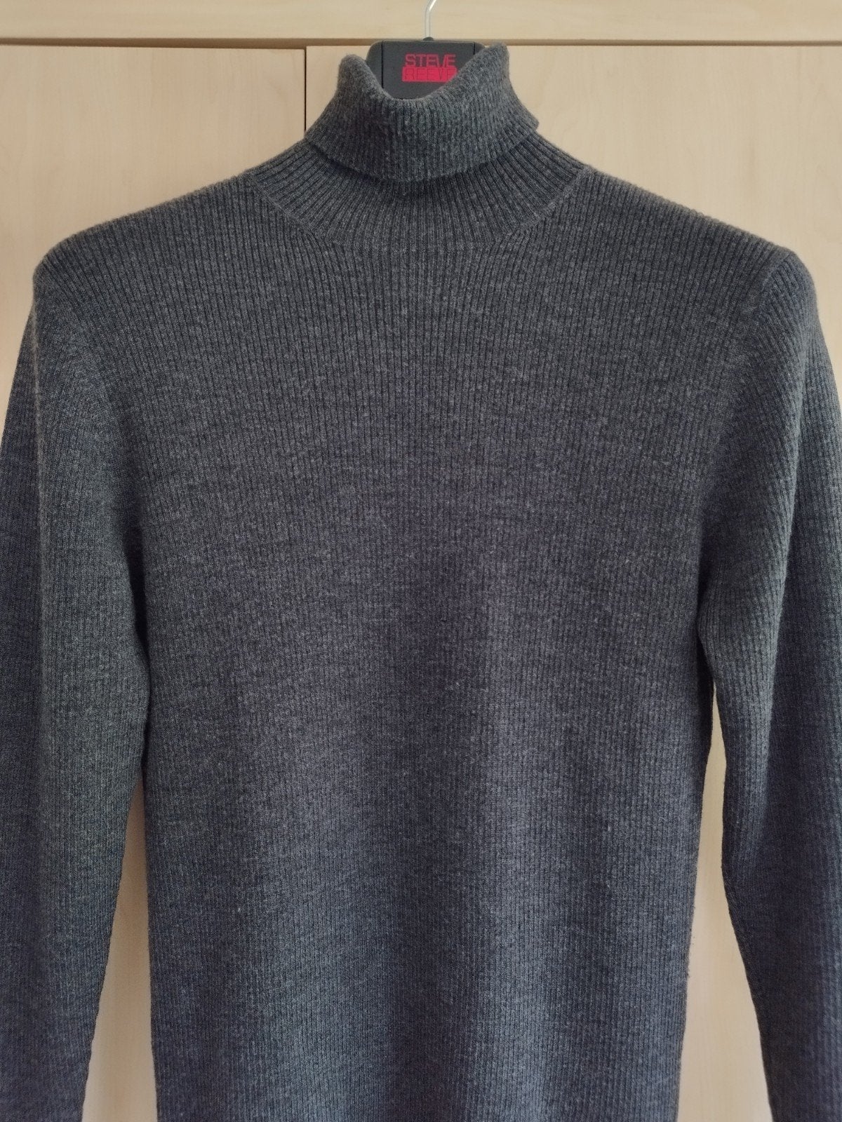 Scott Davis 100% Wol turtleneck kol trui L Grijs, Maat 52/54 (L), Verzenden, Zo goed als nieuw, Grijs