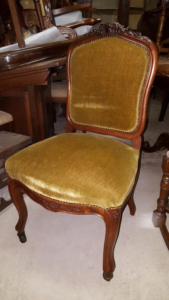 4 ANTIQUE eetkamers stoelen, Ophalen
