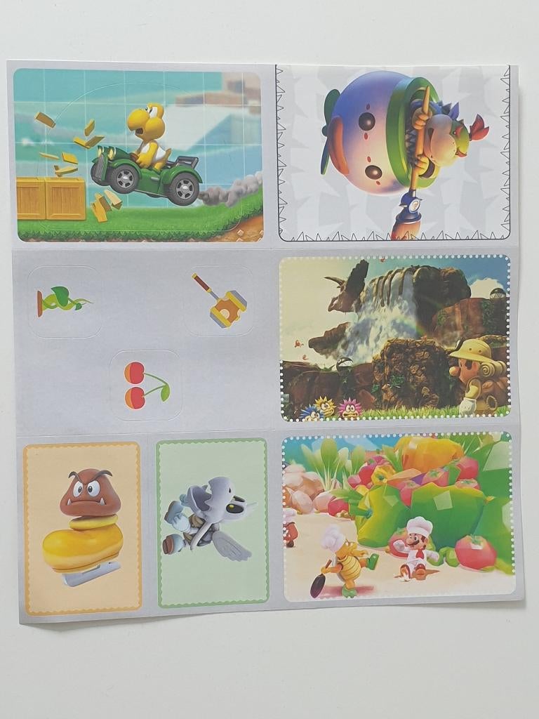 Panini Super Mario Play Time stickervel, Verzamelen, Stickers, Nieuw, Strip of Tekenfilm, Ophalen