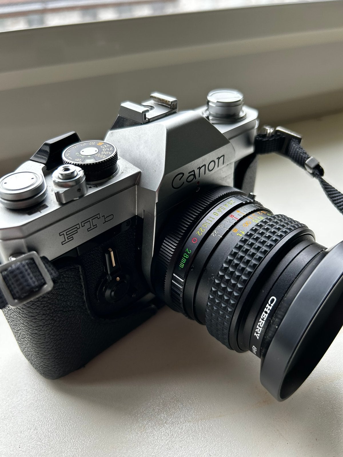 Vintage analoge camera set – Canon FT, Canon FT QL etc., Ophalen, Gebruikt, Spiegelreflex, Canon