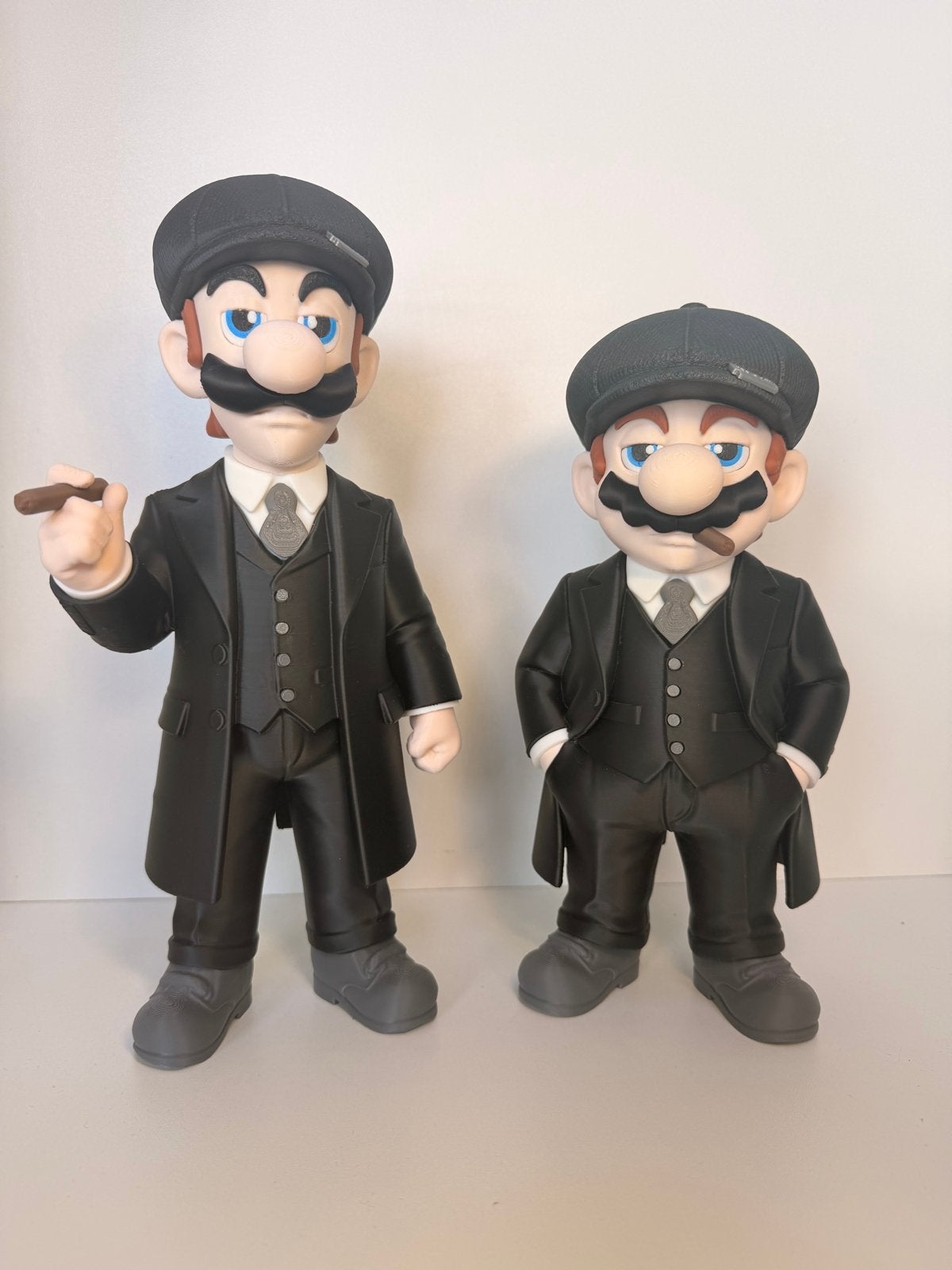 Mario & Luigi Peaky Blinders 3D geprinte figuren, Ophalen of Verzenden, Nieuw