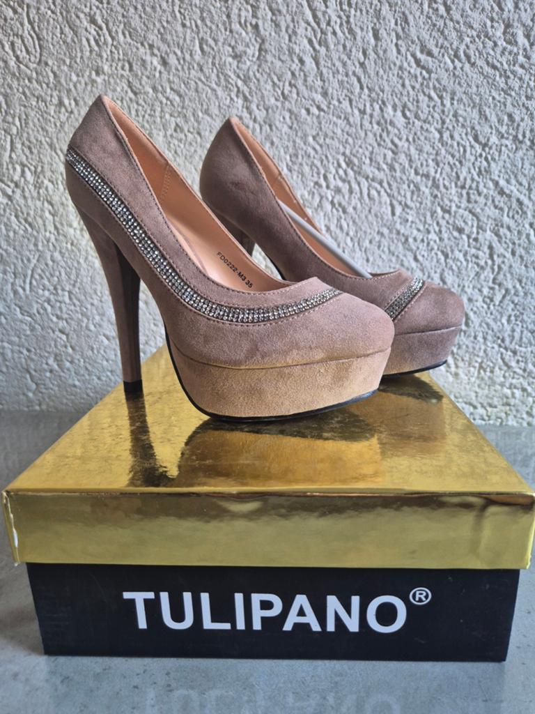 TULIPANO Pumps met strass - STUNT € 5,-, Kleding | Dames, Schoenen, Ophalen, Pumps, Overige kleuren, Nieuw