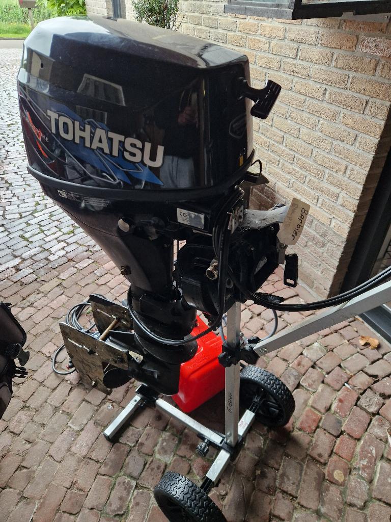 Tohatsu buitenboordmotor 8 pk, Watersport en Boten, Buiten- en Binnenboordmotoren, Ophalen, Gebruikt, 5 tot 10 pk, Viertaktmotor