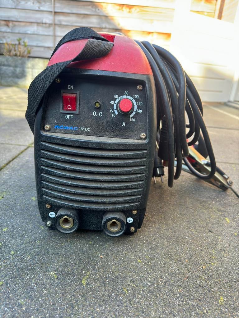 Rowac 161-DC Lasinverter inclusief lastoorts en benodigdhede, Ophalen, Gebruikt, 150 tot 250 ampère, Inverter