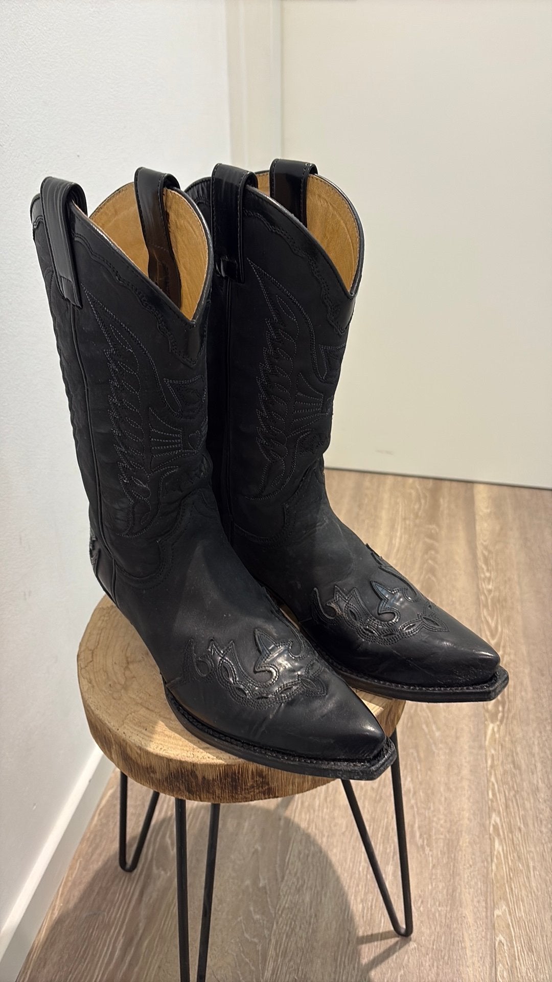 Sendra boots cowboylaarzen mt 39 incl verzenden, Kleding | Dames, Hoge laarzen, Verzenden, ., Zwart