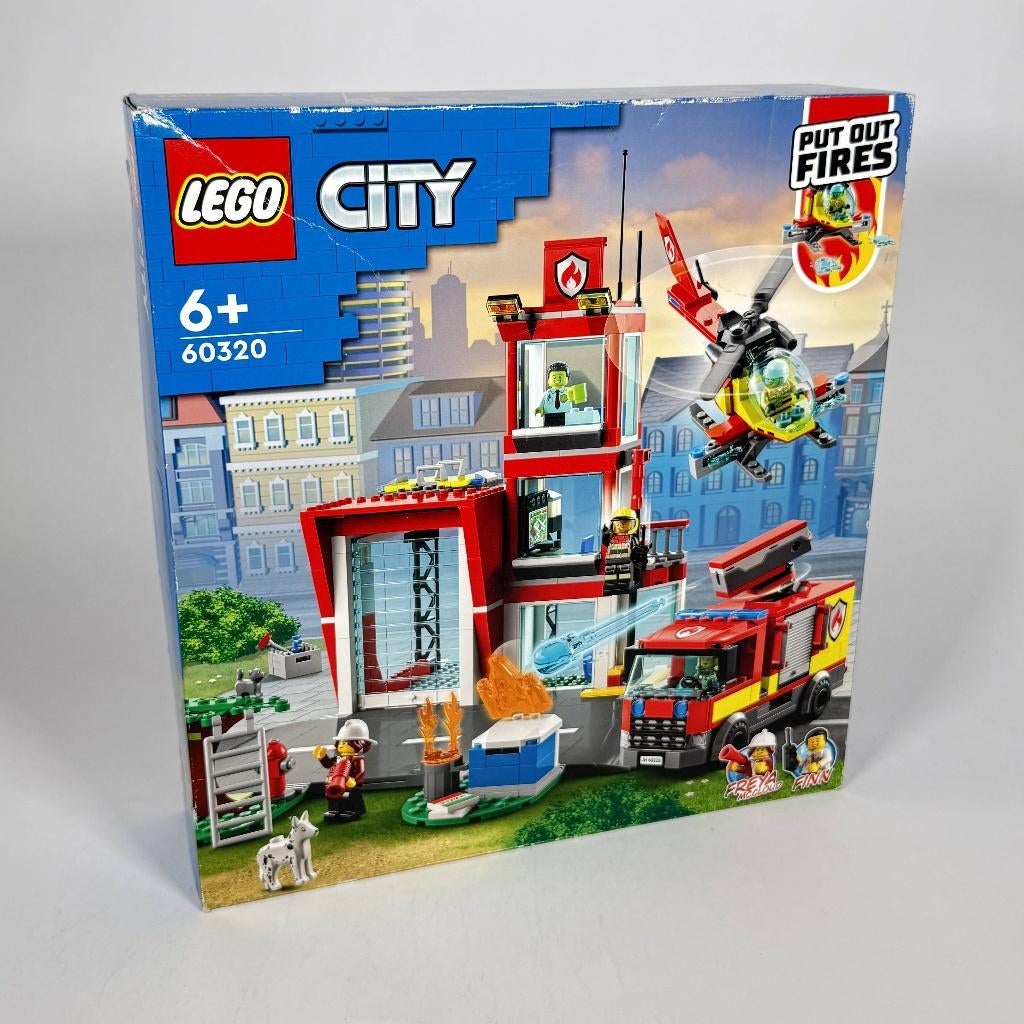 LEGO City 60320 Brandweerkazerne – Nieuw, City, Lego, Nieuw, Ophalen of Verzenden